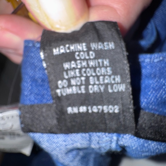 Blue Button-Down Maxi Dress - Picture 8 of 10